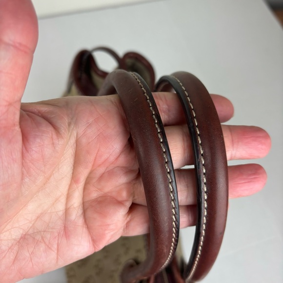 Dooney & Bourke vintage logo satchel bag/crossbody strap incl - Picture 13 of 16